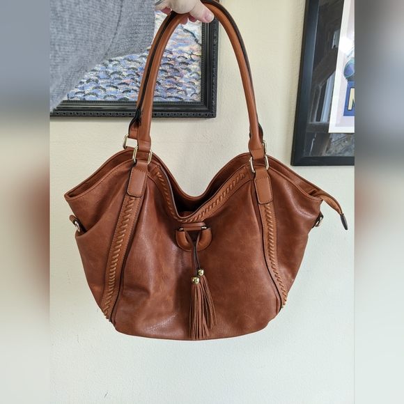 no brand Handbags - Brown Faux Leather Purse